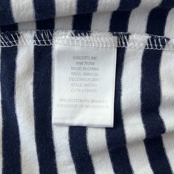 Kate Mack Strips Asymmetrical Sleeveless Dress - Picture 11 of 12